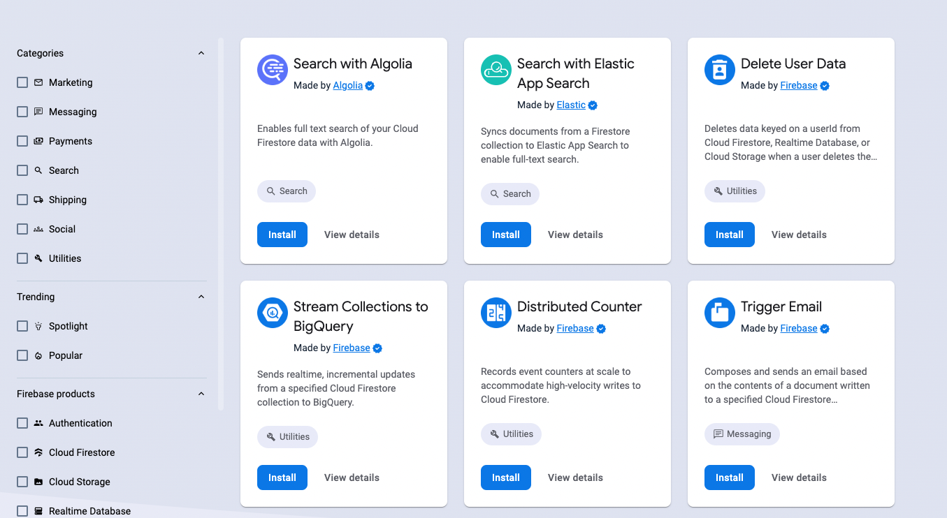 拡張機能のインストール
